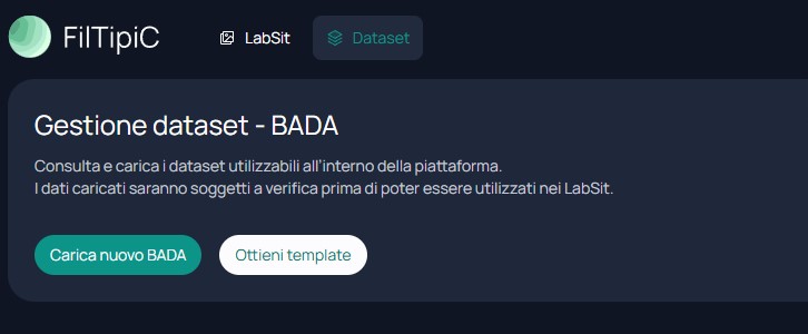 Gestione Dataset BADA