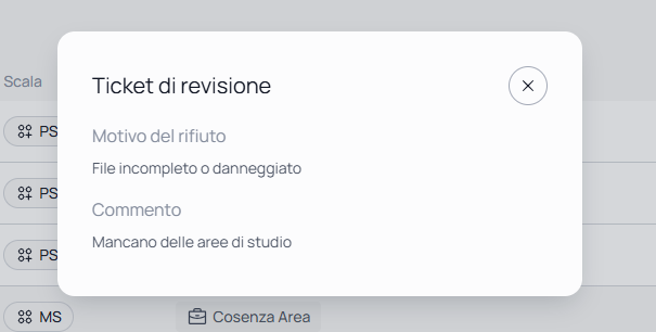 Motivazione del rifiuto comunicata dall'amministratore